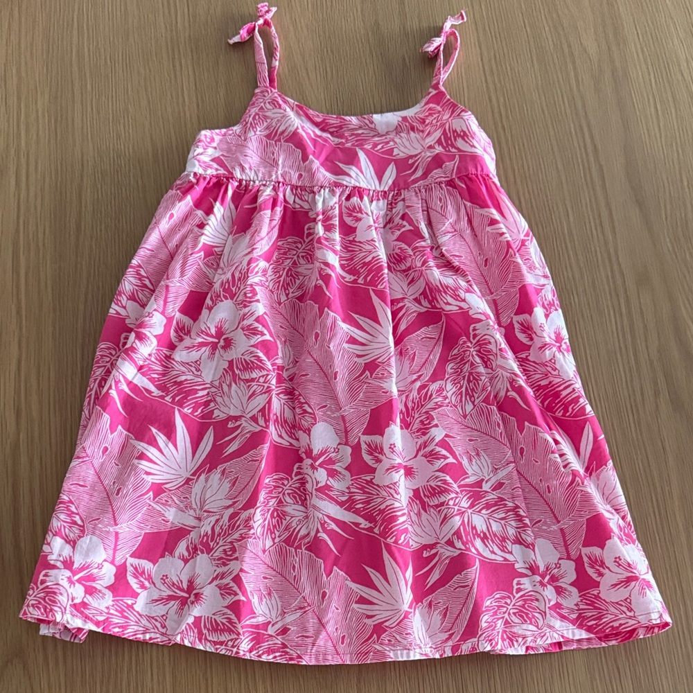 Janie and jack Pink Floral Sundress
